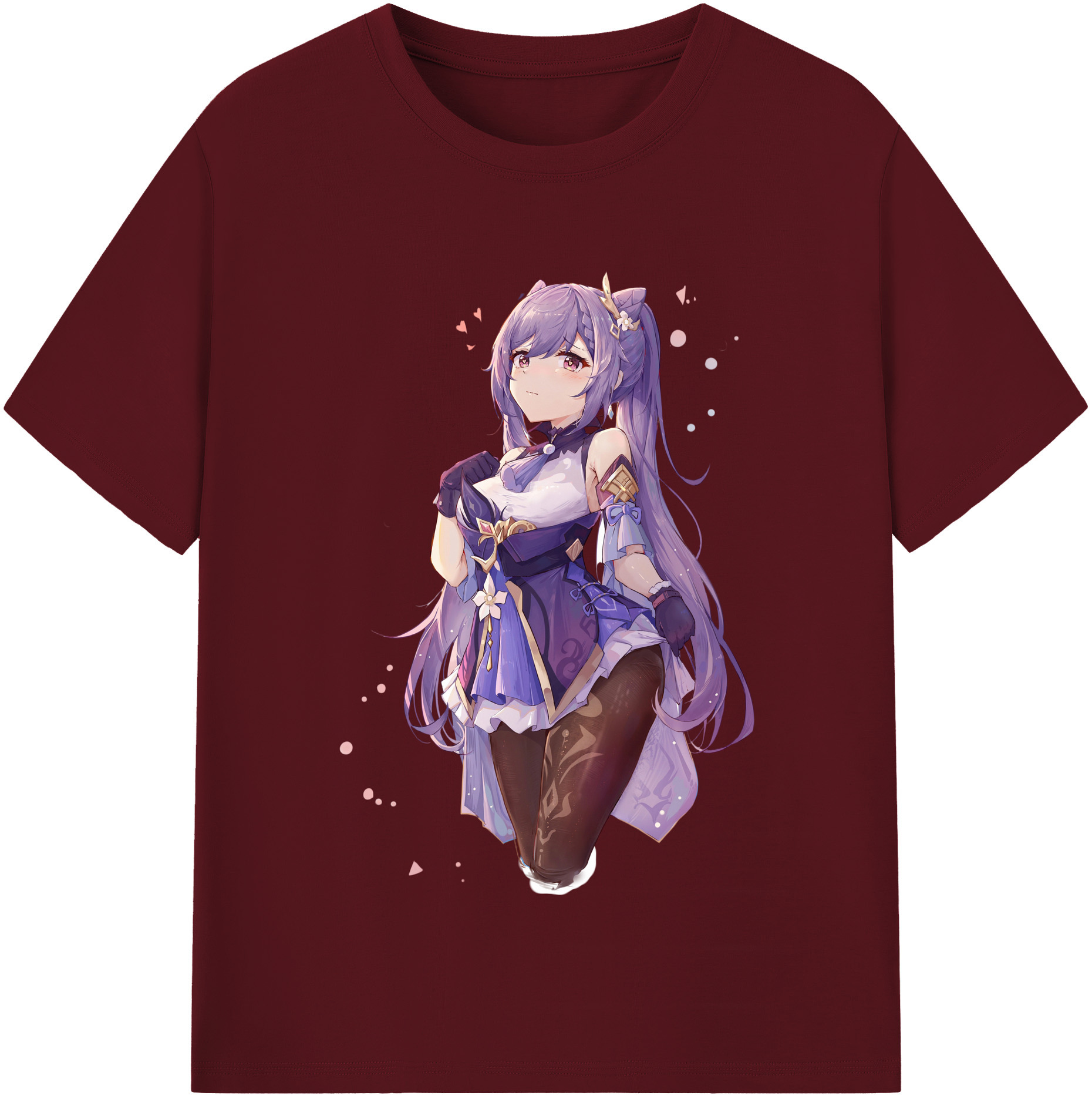 げんし神 刻晴 こくせい genshin Kokusei 綿100％半袖Tシャツ（フロントプリント）